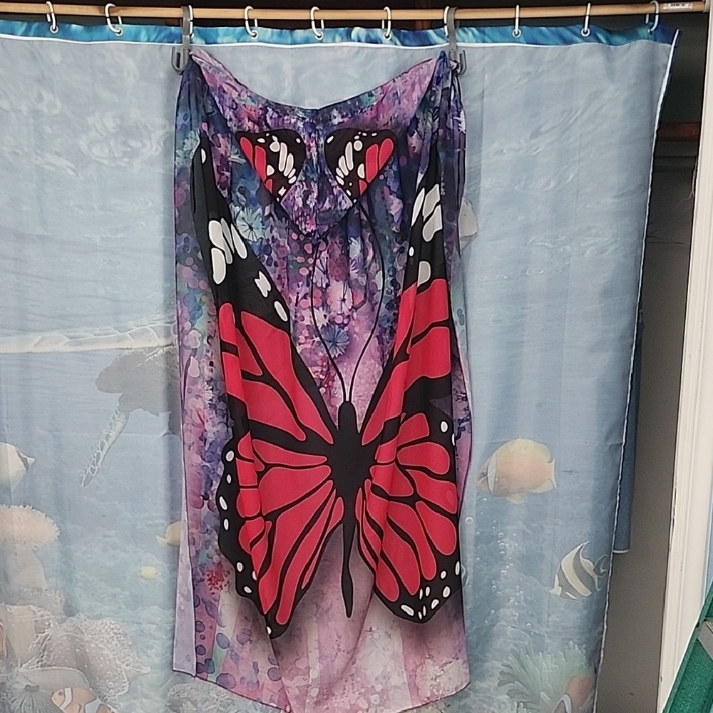 Butterfly Wing Patterned Shawl
